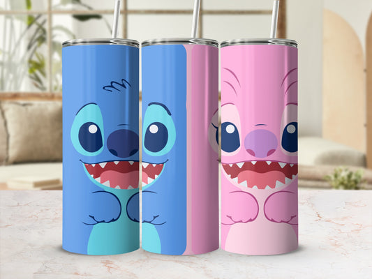 Cute Cartoon Character Insulated Tumbler with Straw