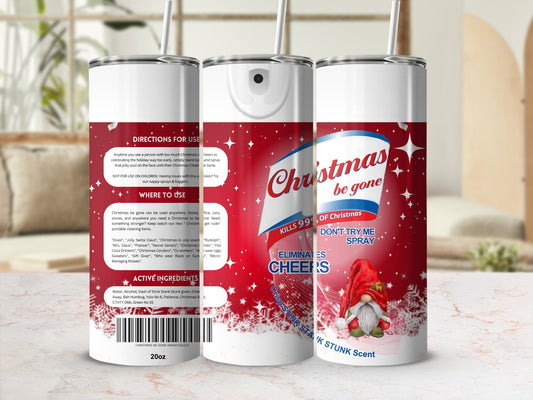 Christmas Be Gone Spray Kills 99.9% of Christmas Cheers