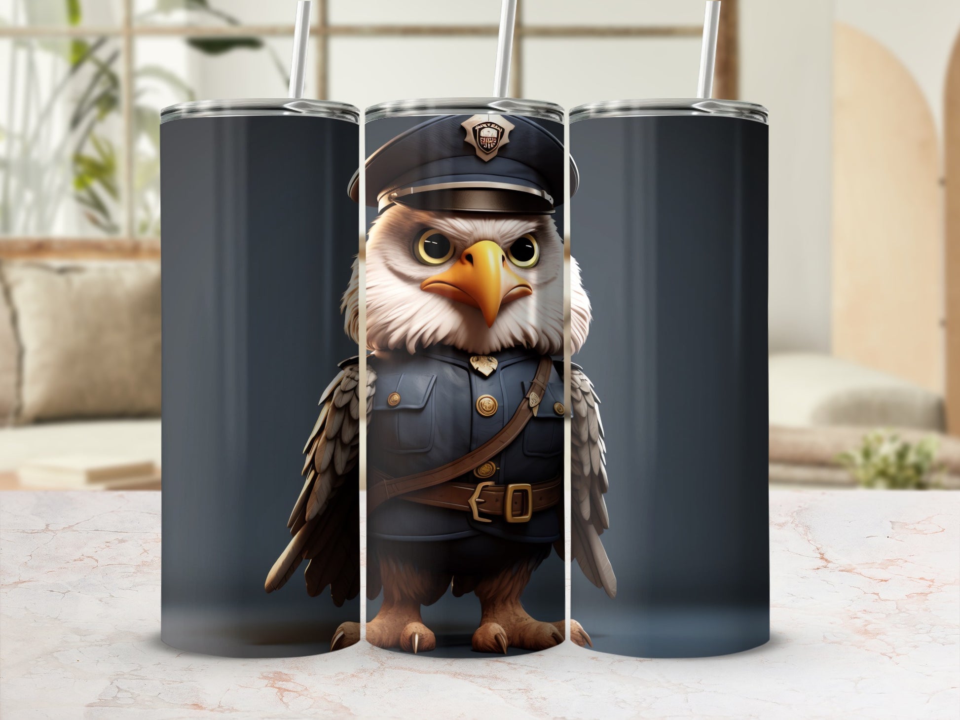 Eagle Police Officer Art Insulated Drink Container product type
Eagle, Police Officer, Animal Art, Tumbler, Drinkware, Travel Mug, Insulated Cup, Bird Design, Law Enforcement, Officer Uniform, Police Hat, Cartoon Character, Unique Tumbler, Cool Design, Drink Container, Wildlife Art, Funny Eagle, Gift for Police, First Responder, Hero Bird