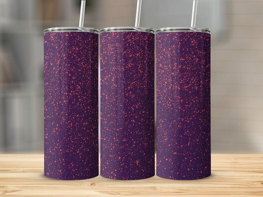 Glittering Purple and Red Tall Tumbler Product
