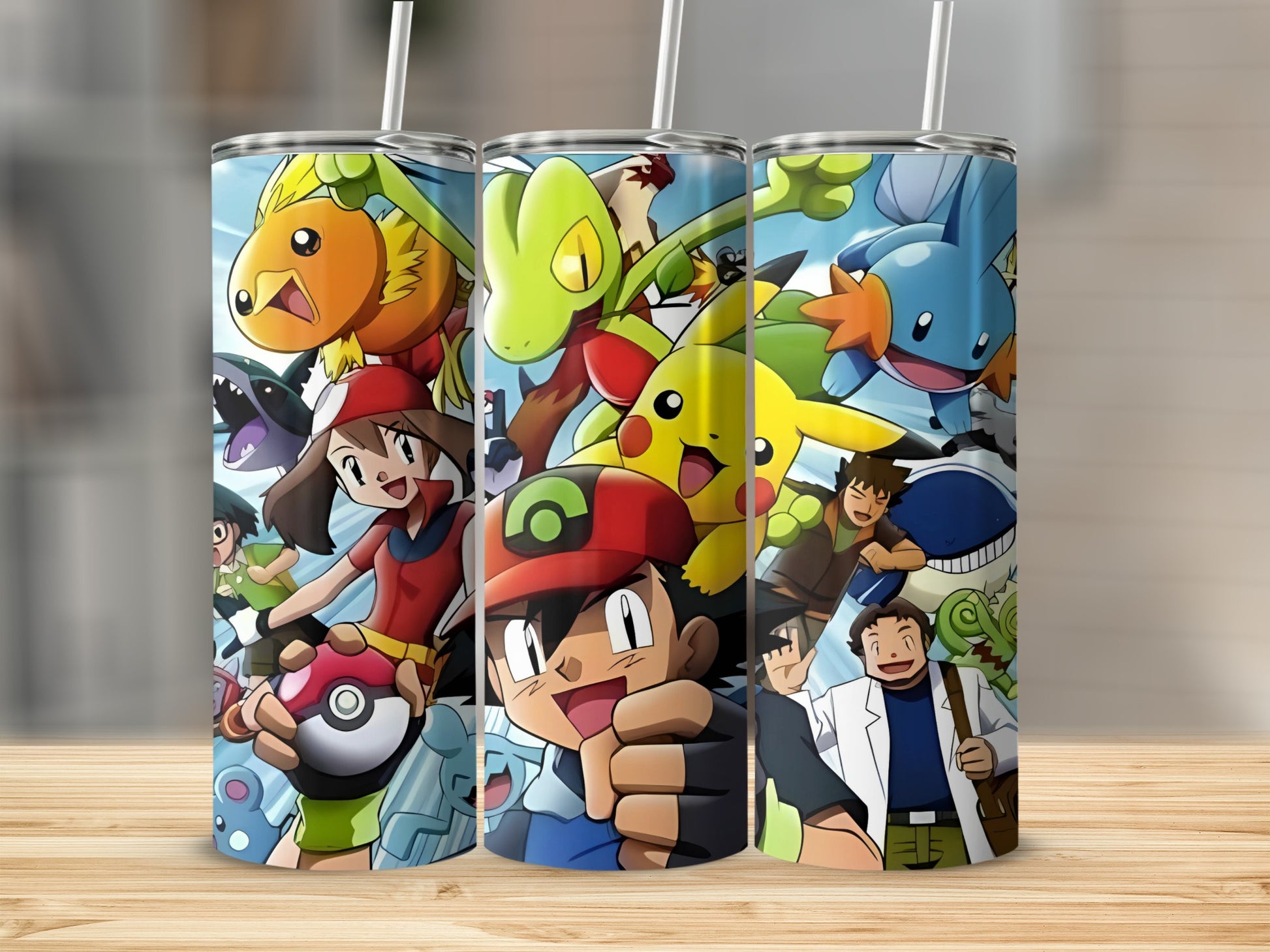Colorful Anime Characters Custom Tumbler Product