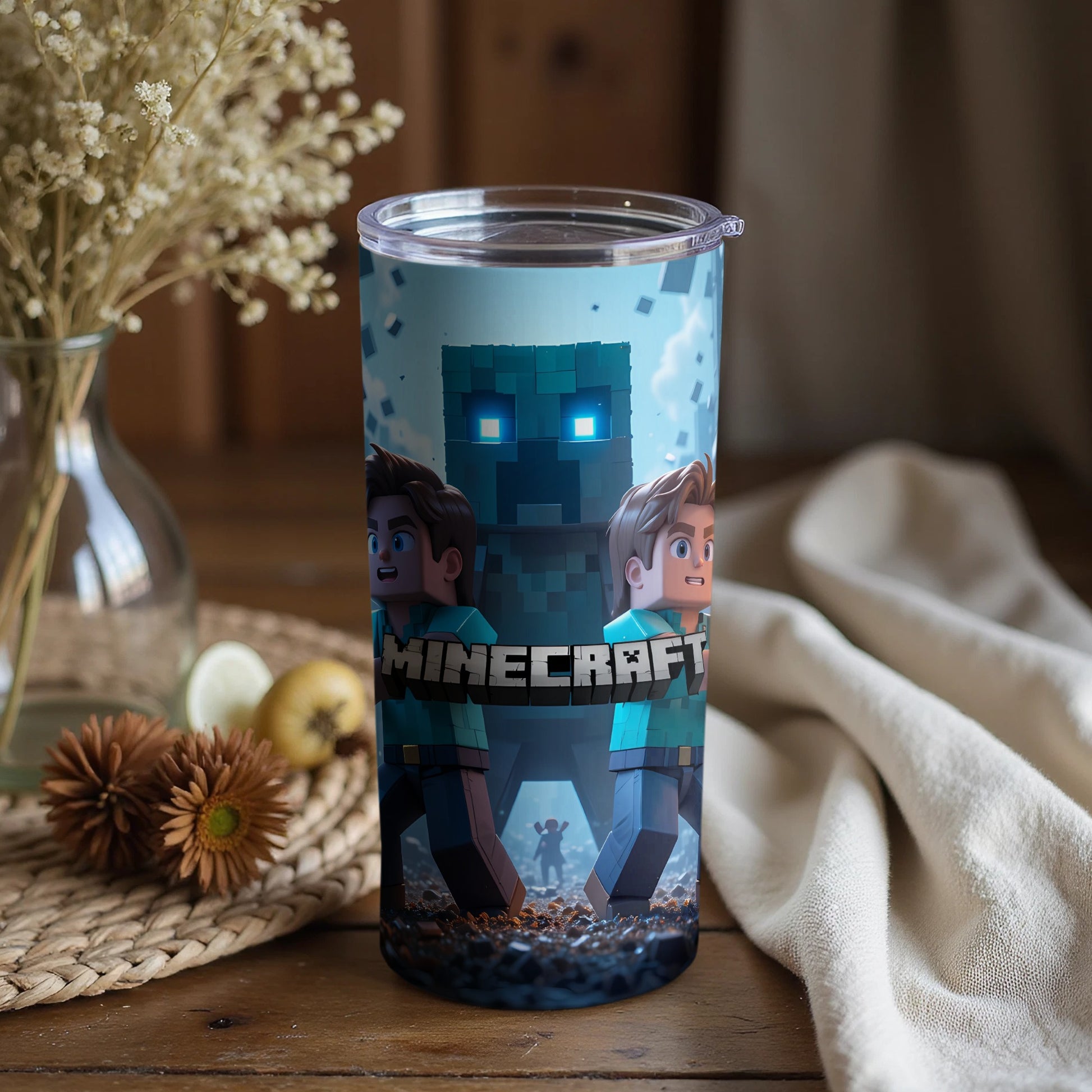 Minecraft Adventure Design Tumbler Perfect Gift Item