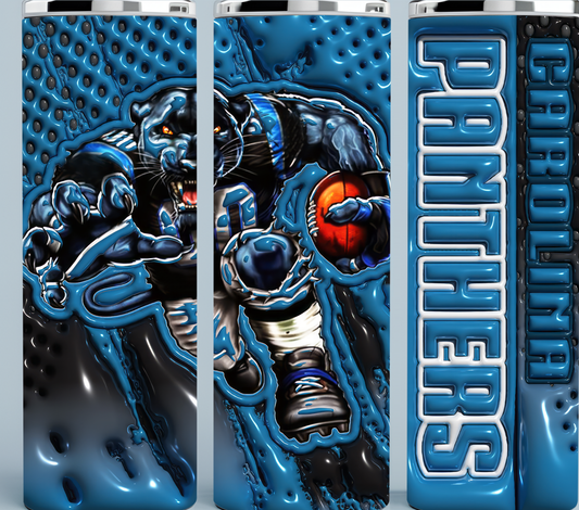 Carolina Panthers tumbler