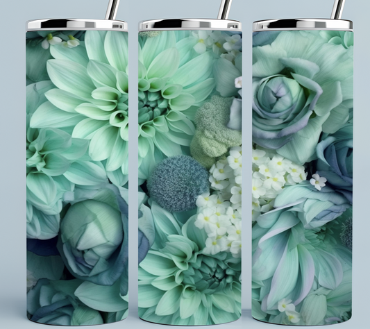 Light Green Paper Flowers
