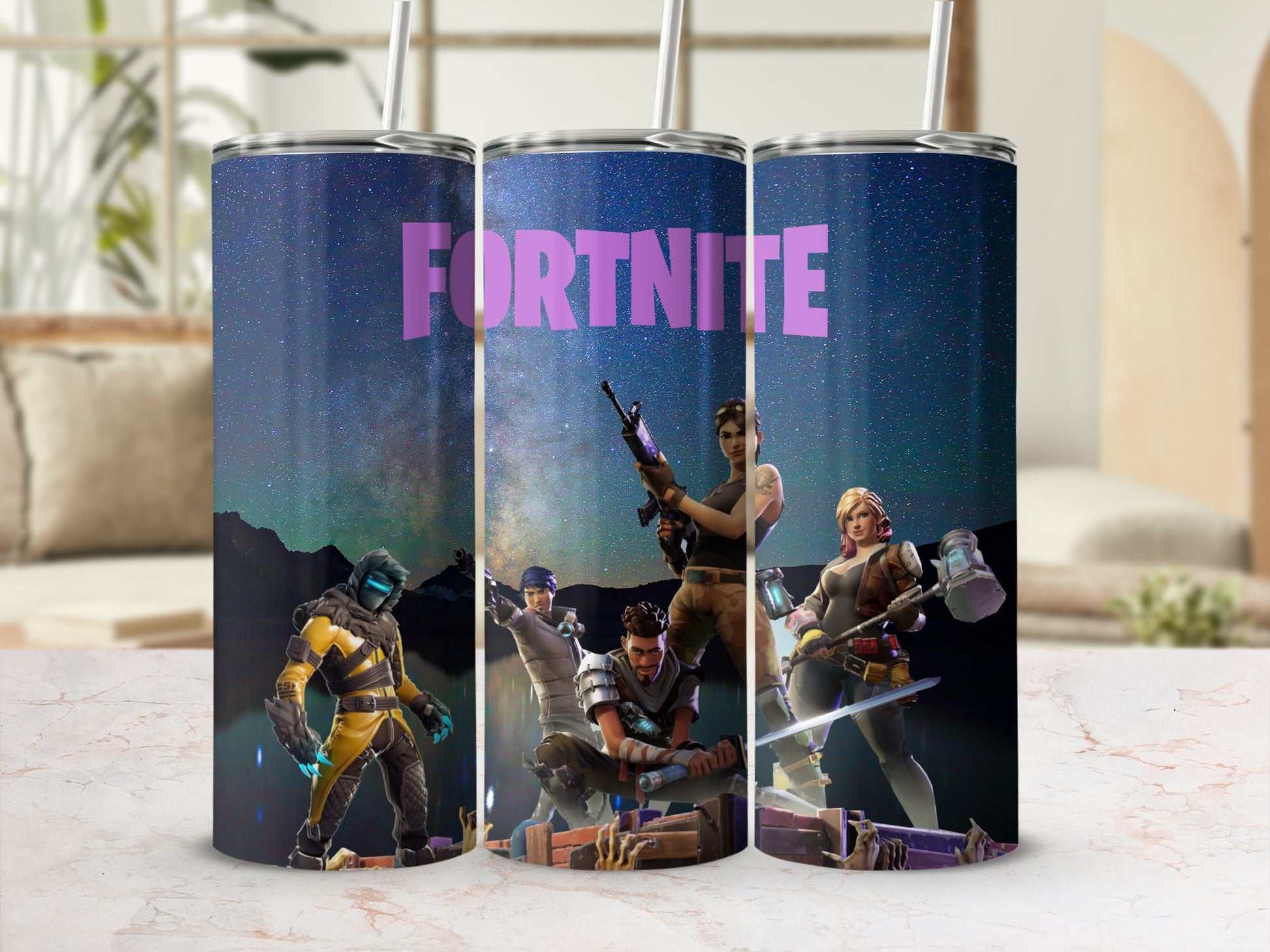 Fortnite Character Design Insulated Tumbler Cup
