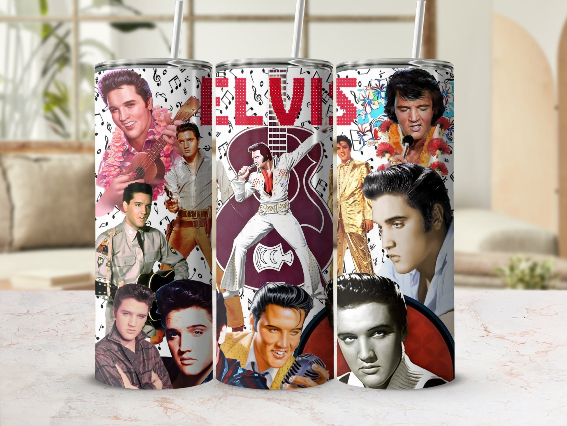 Elvis Presley Iconic Moments Tumbler Collection