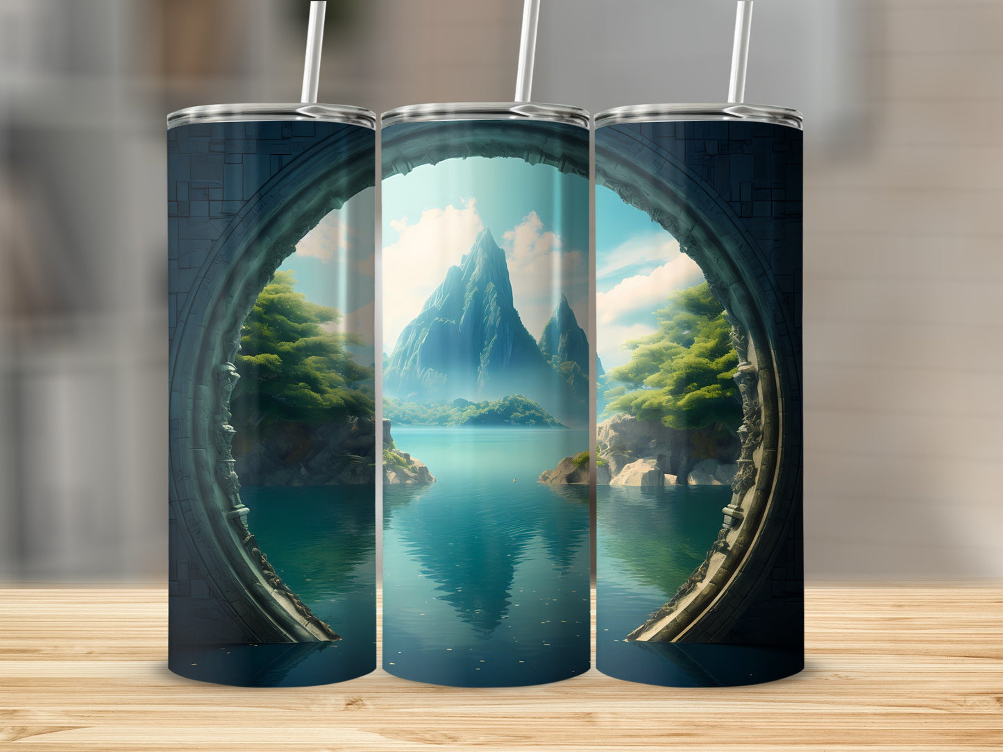 Circular Archway Mountain Lake Green Trees Blue Sky View product type
Tumbler
Insulated Tumbler
Drinkware
Beverage Container
Mountain Landscape
Lake Scene
Fantasy Art
Archway View
Serene Design
Nature Print
Scenic Tumbler
Green Trees Art
Blue Sky Design
Water Landscape
Mystical Scene
Unique Tumbler
Custom Gift
Artistic Print
Outdoors Theme
Peaceful Design