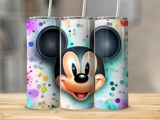 Colorful Mickey Mouse Design Insulated Tumbler
