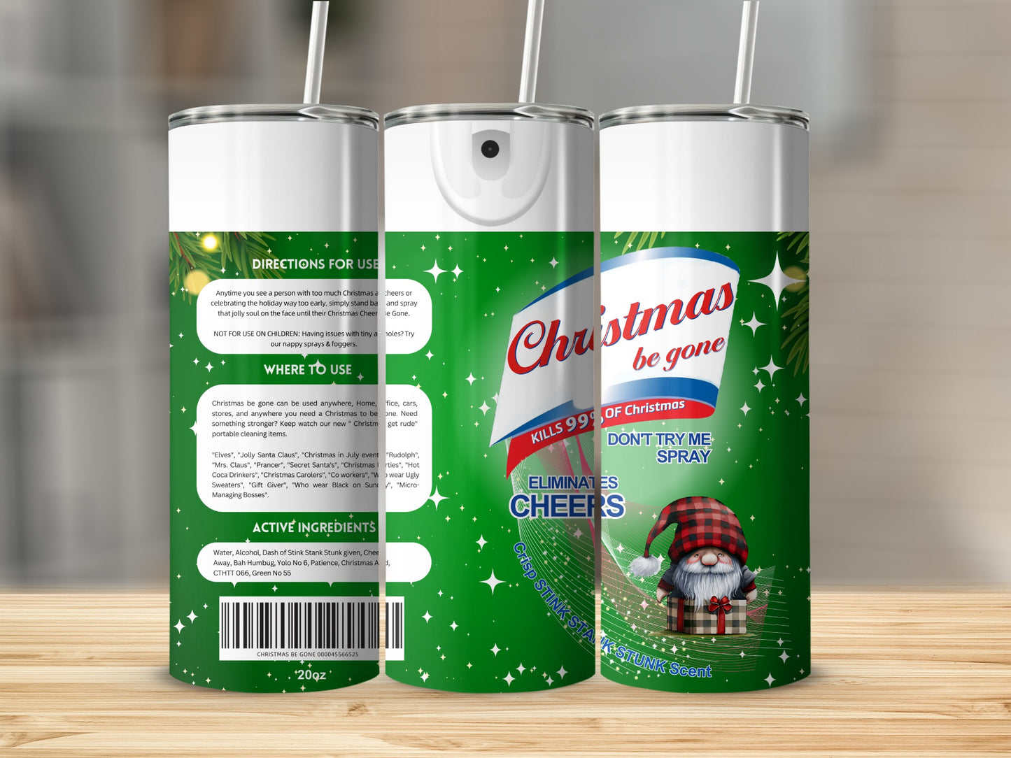 Christmas Be Gone Spray Eliminates Cheers 20oz