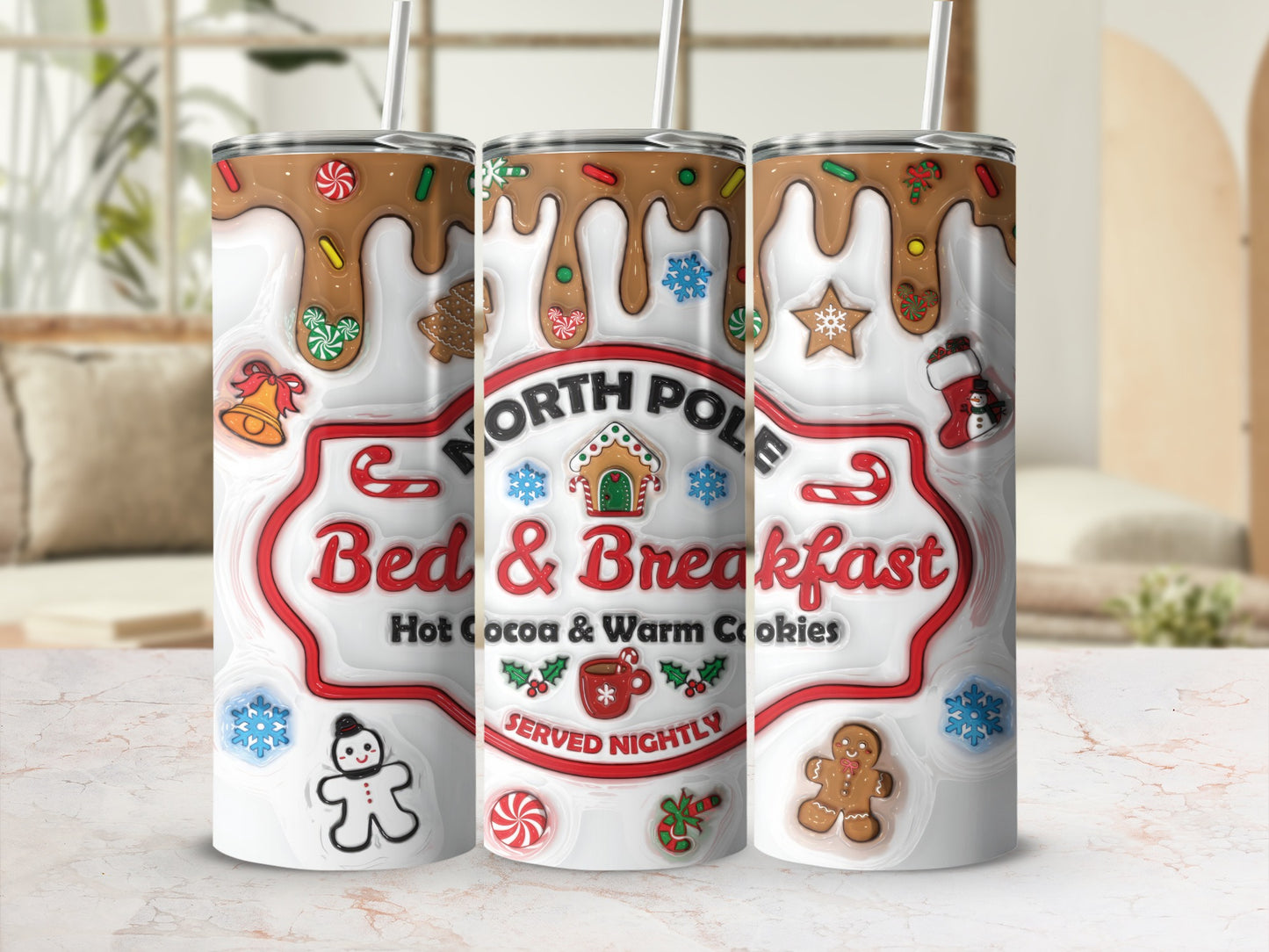 North Pole Bed Breakfast Hot Cocoa Warm Cookies Product