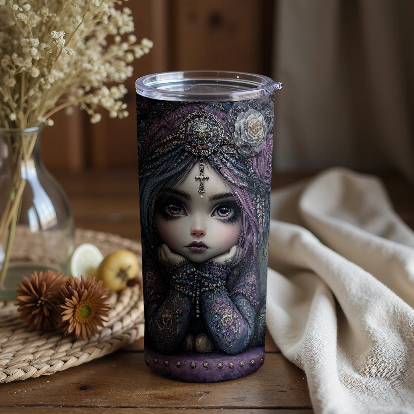 Enchanting Doll Art Insulated Tumbler Drinkware