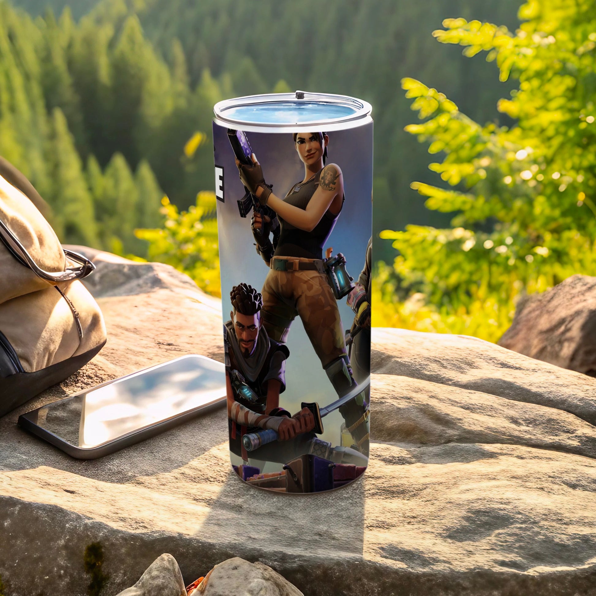Tactical Game Characters Insulated Tumbler for Gamers
