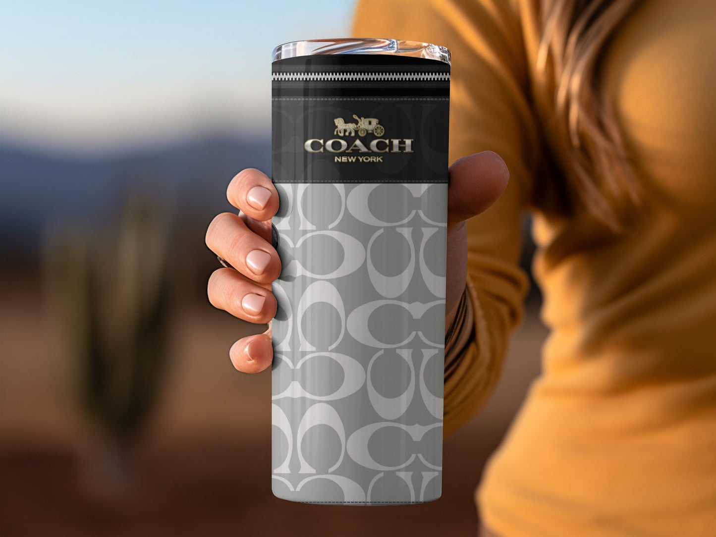 Stylish Coach New York Design Insulated Tumbler