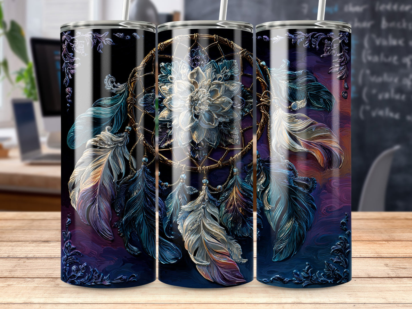 Dreamcatcher Artwork Insulated Tumbler Product