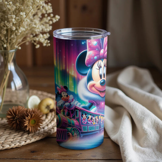 Vibrant Minnie Mouse Tumbler Featuring Adorable Design