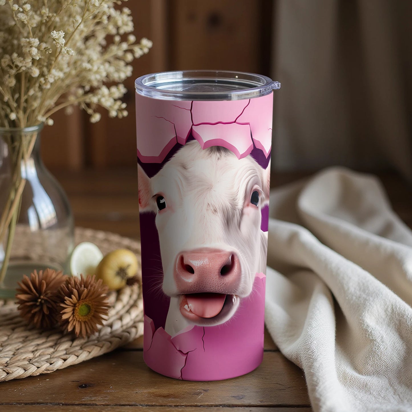 Cute Cow Emerging Pink Cracked Design Tumbler product type
Cow
Calf
Pink
Tumbler
Cute
Cracked
Animal
Drinkware
Farm
Beverage
Mug
Unique gift
Adorable
Whimsical
Smiling cow
Happy animal
Dairy farm
Novelty cup
Personalized gift
Travel cup