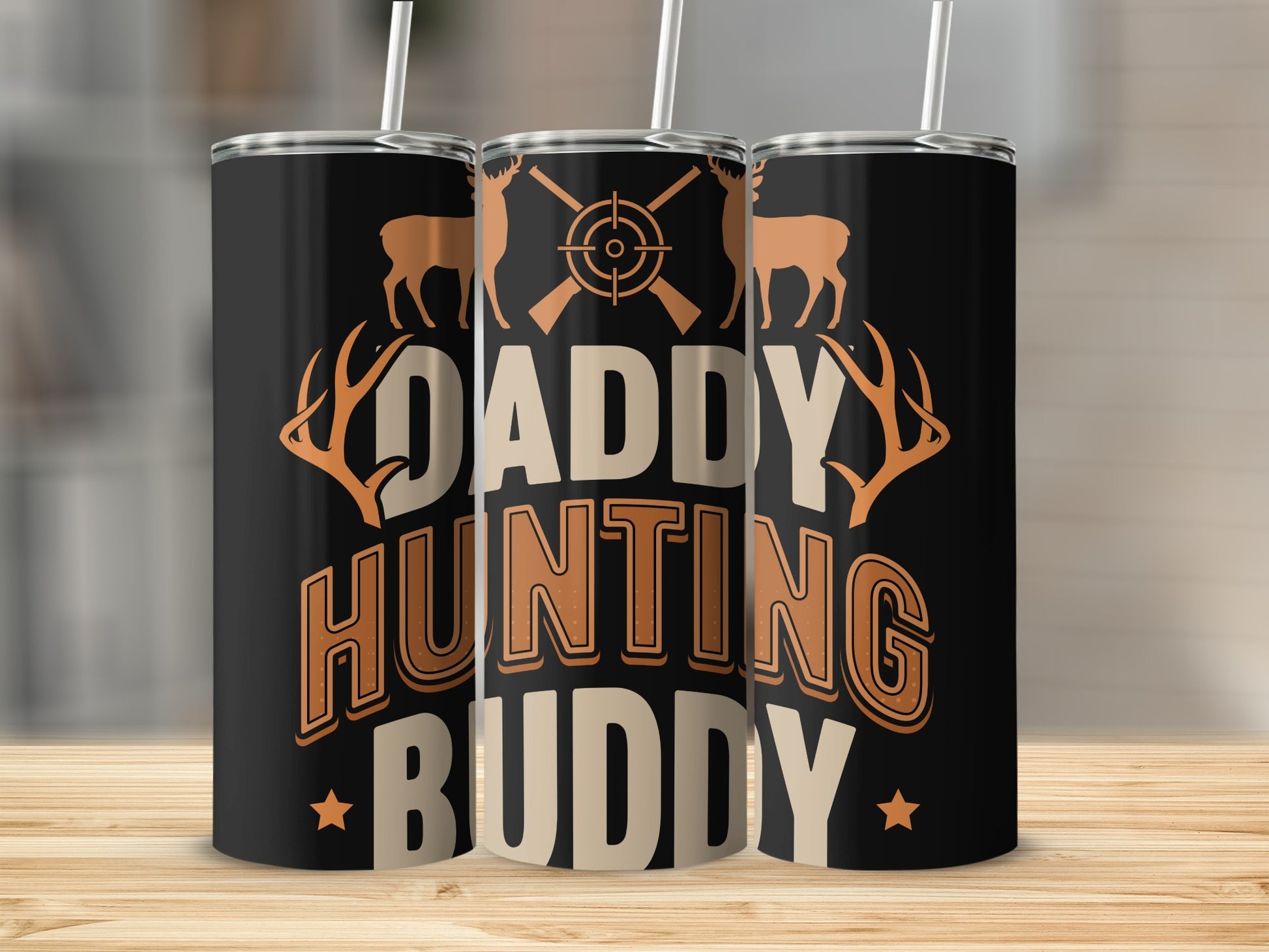 Daddy Hunting Buddy Personalized Tumbler Cup