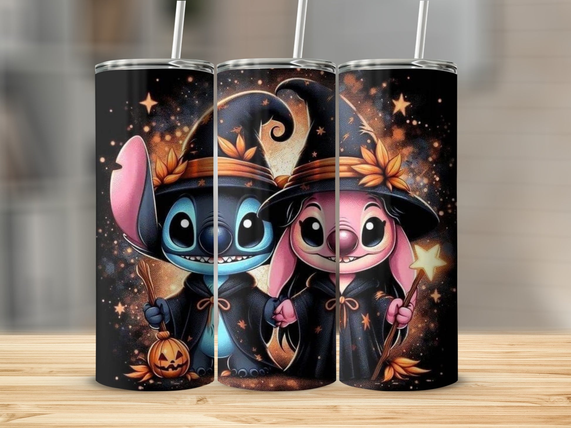 Halloween Cartoon Characters Stainless Steel Tumbler