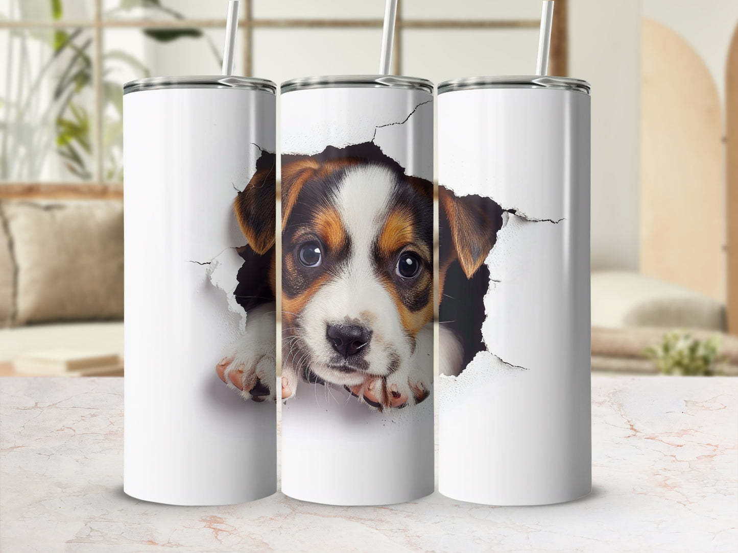 Puppy peeking torn white surface tumbler product type
puppy tumbler
dog tumbler
cute puppy
pet lover gift
animal tumbler
skinny tumbler
travel mug
drinkware
beverage holder
puppy face
unique design
adorable dog
canine print
dog mom gift
dog dad gift
gift idea
white tumbler
torn effect
fun tumbler
pet design