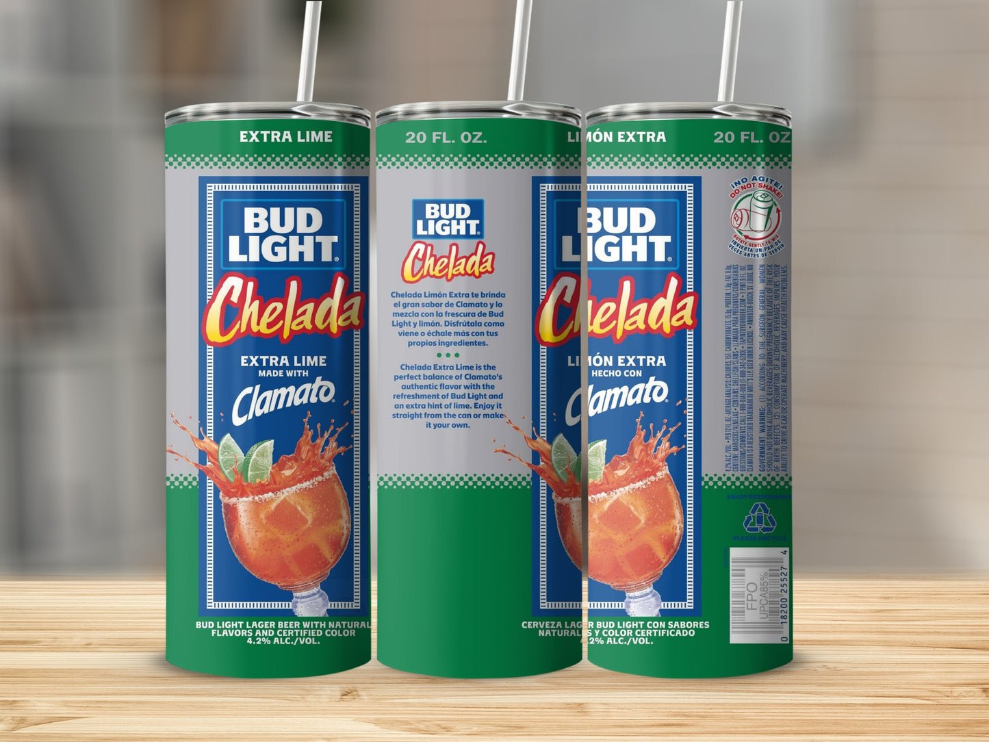 BUD LIGHT Chelada Extra Lime Clamato 20 FL OZ 4.2% ALC VOL product type