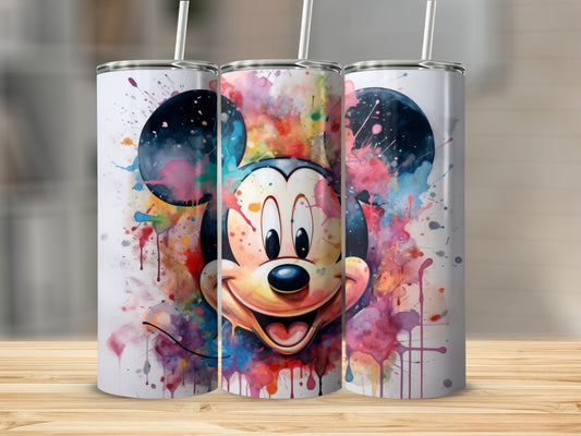 Colorful Artistic Mickey Mouse Inspired Tumblers