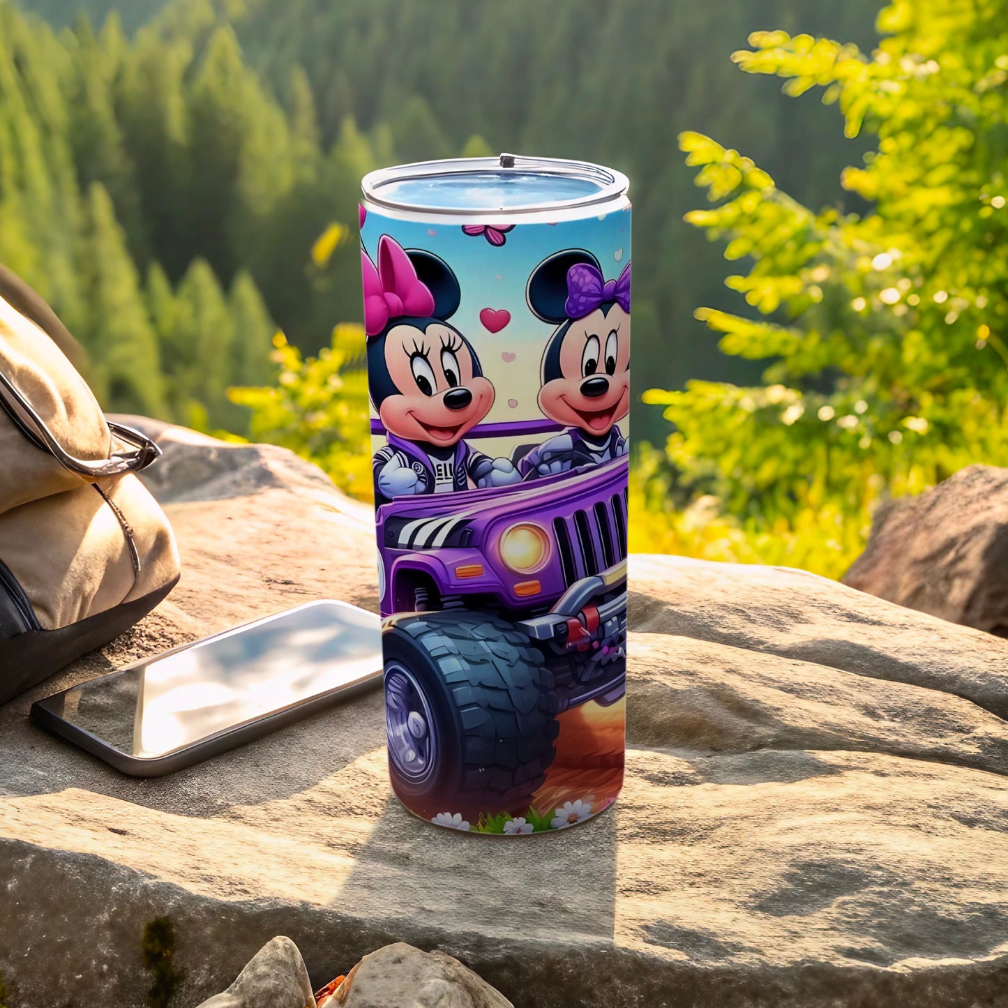 Minnie and Mickey Driving Adventure Travel Mug