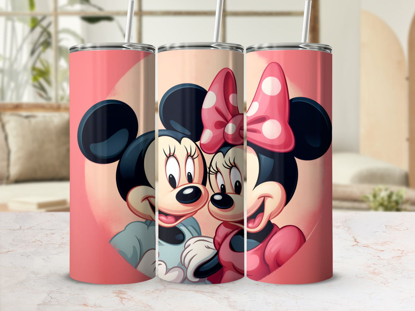 Cute Character Themed Stainless Steel Insulated Tumbler