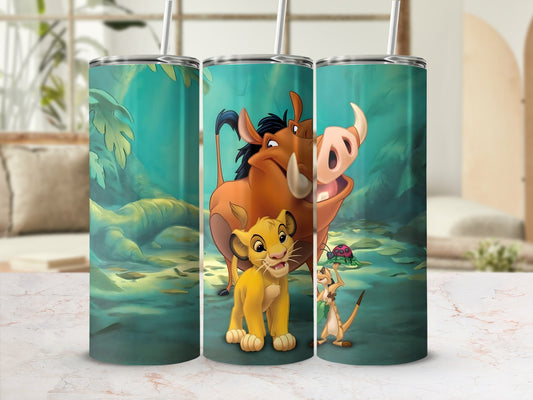 The Lion King Timon Pumbaa Simba Tumbler