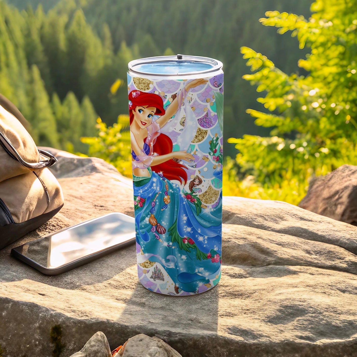 Ariel The Little Mermaid Insulated Travel Tumbler