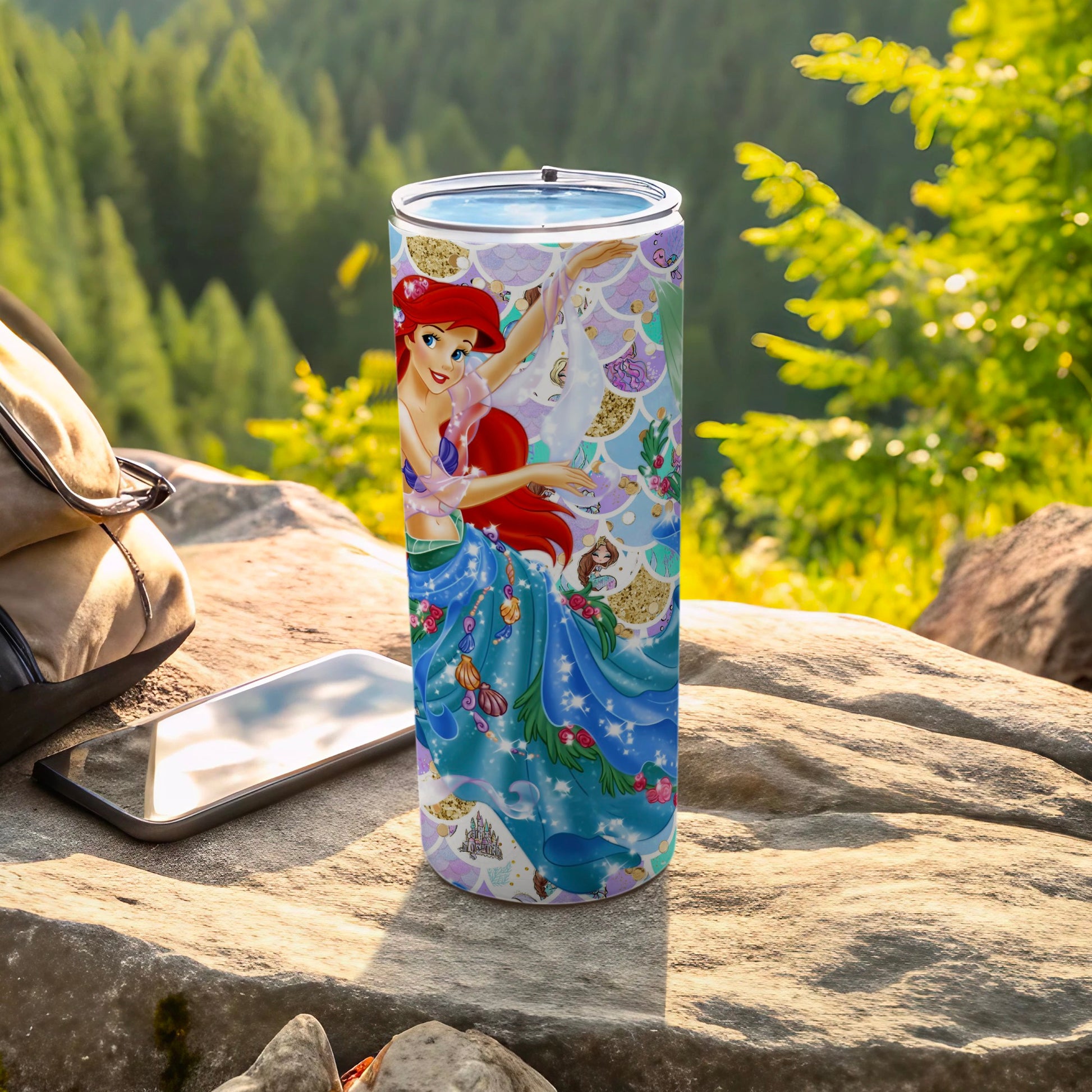Ariel The Little Mermaid Insulated Travel Tumbler