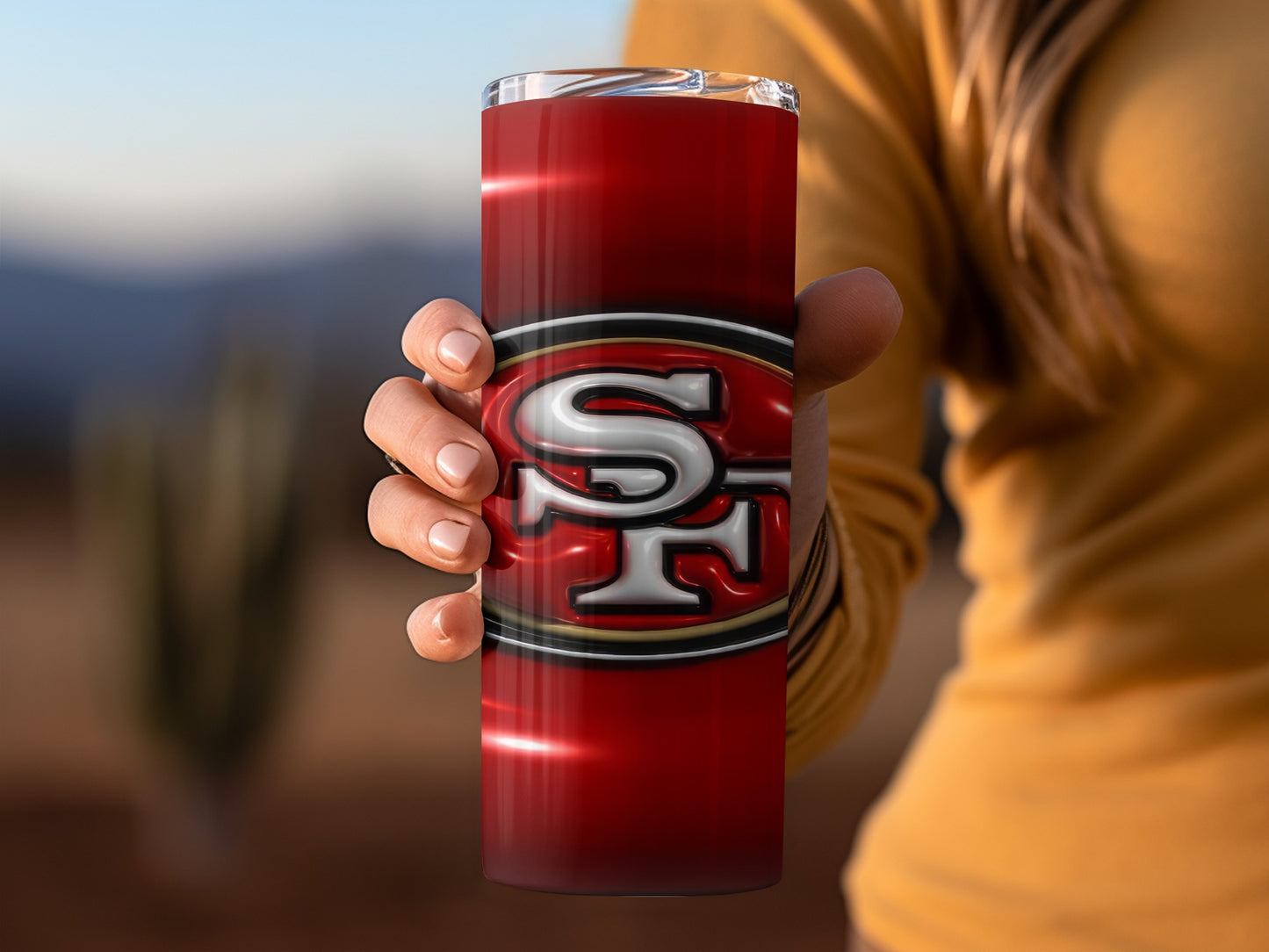 49ers Glossy Design Graphic Sports Logo Design Tumblers