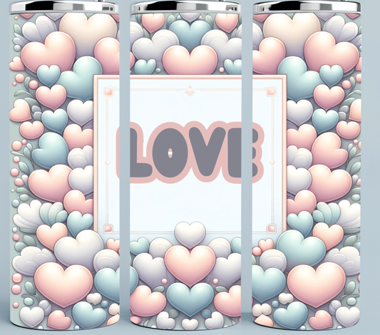 Love Hearts Tumbler