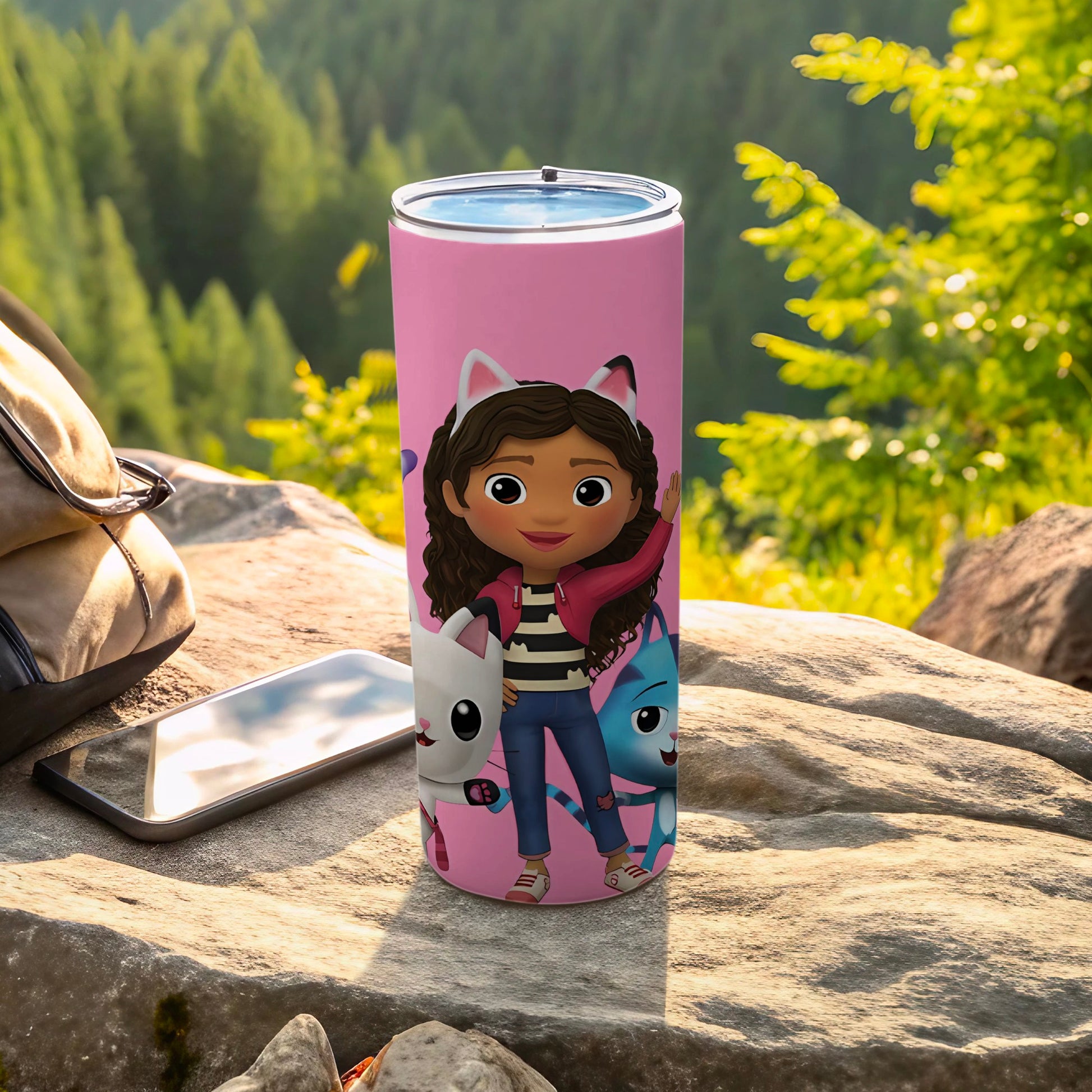 Cartoon Character Themed Insulated Travel Mug Cup