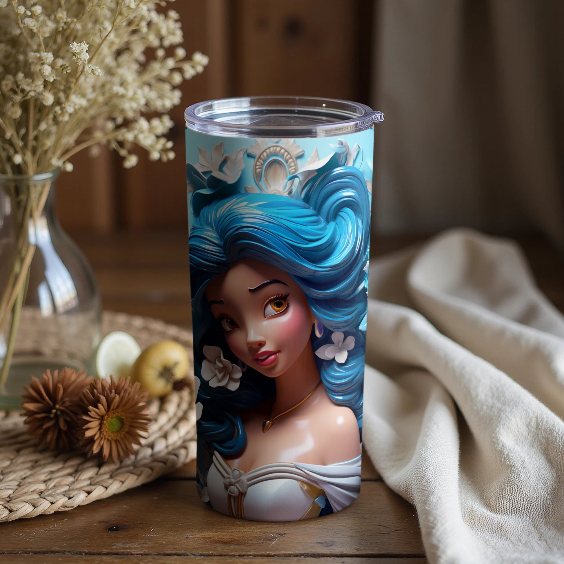 Stunning Portrait of a Fantasy Woman Tumbler