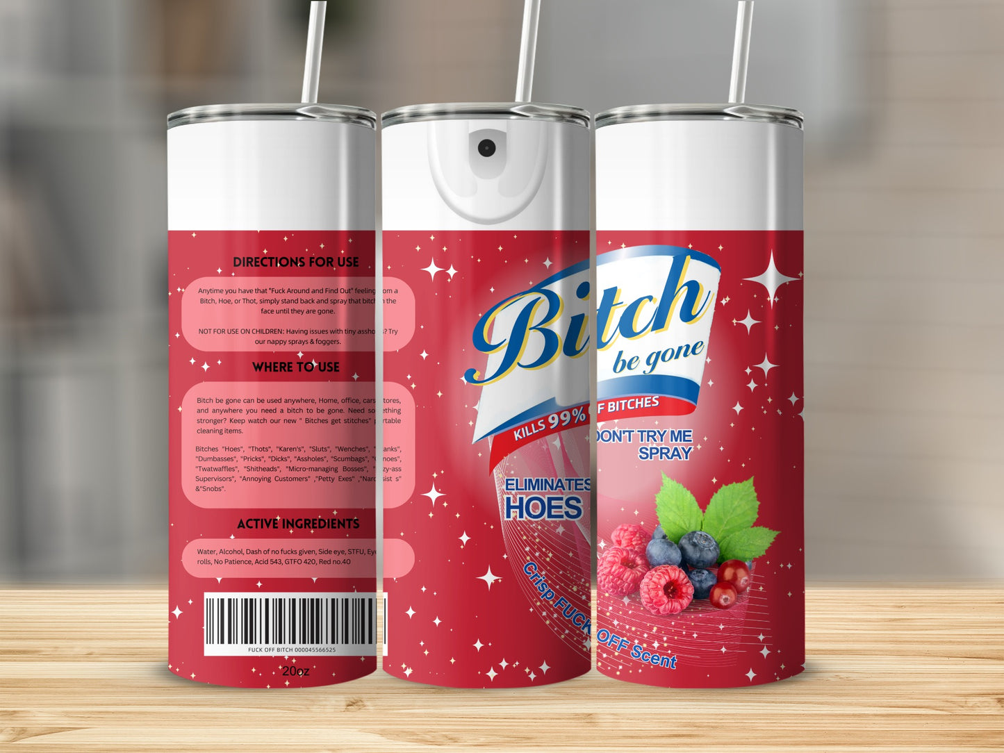 Bitch Be Gone Spray Kills 99.9% Eliminates Hoes