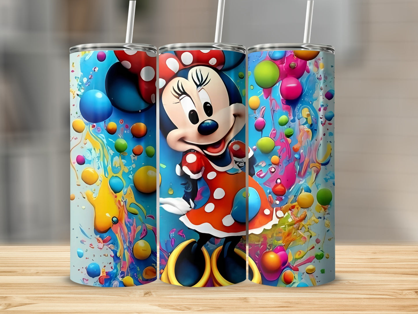 Colorful Cartoon Character Design Insulated Tumbler