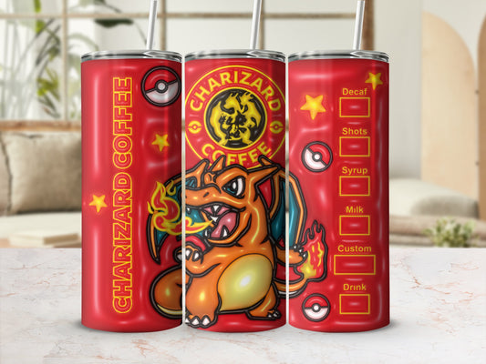 Charizard Coffee Pokeball Drink Option Artwork product type