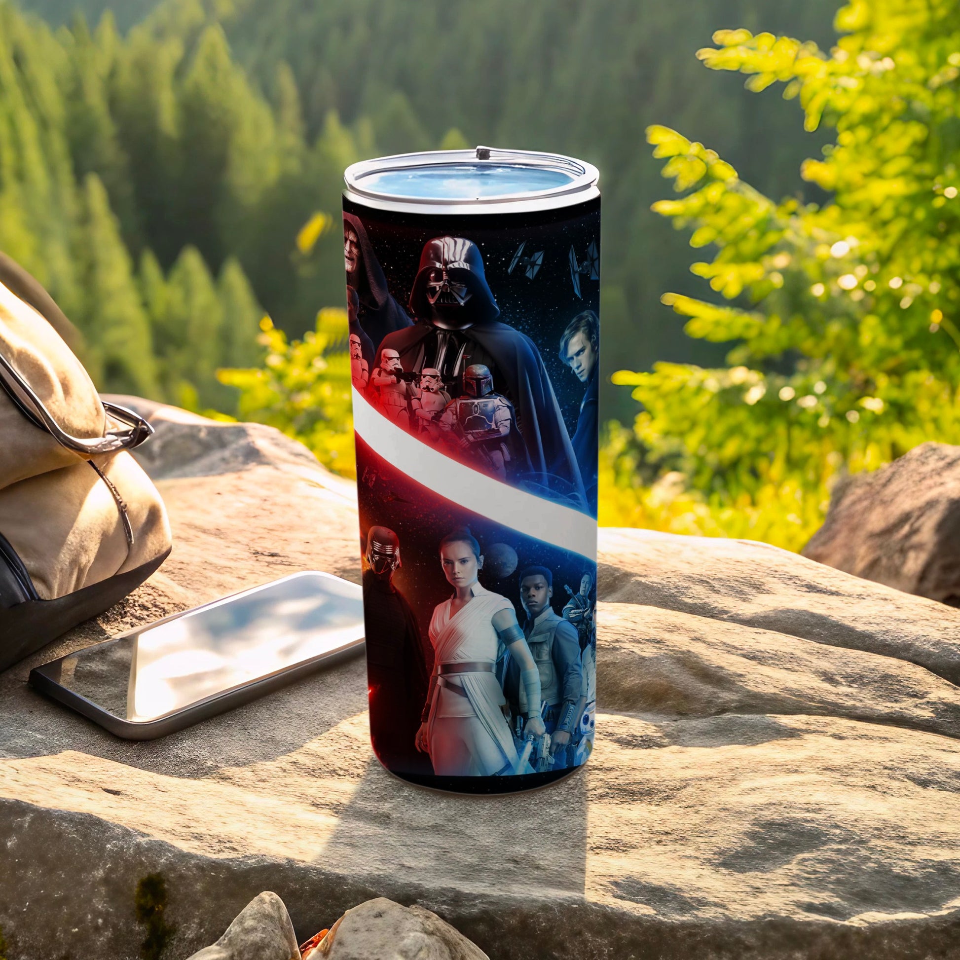 Star Wars Dark Light Side Characters Tumbler product type
