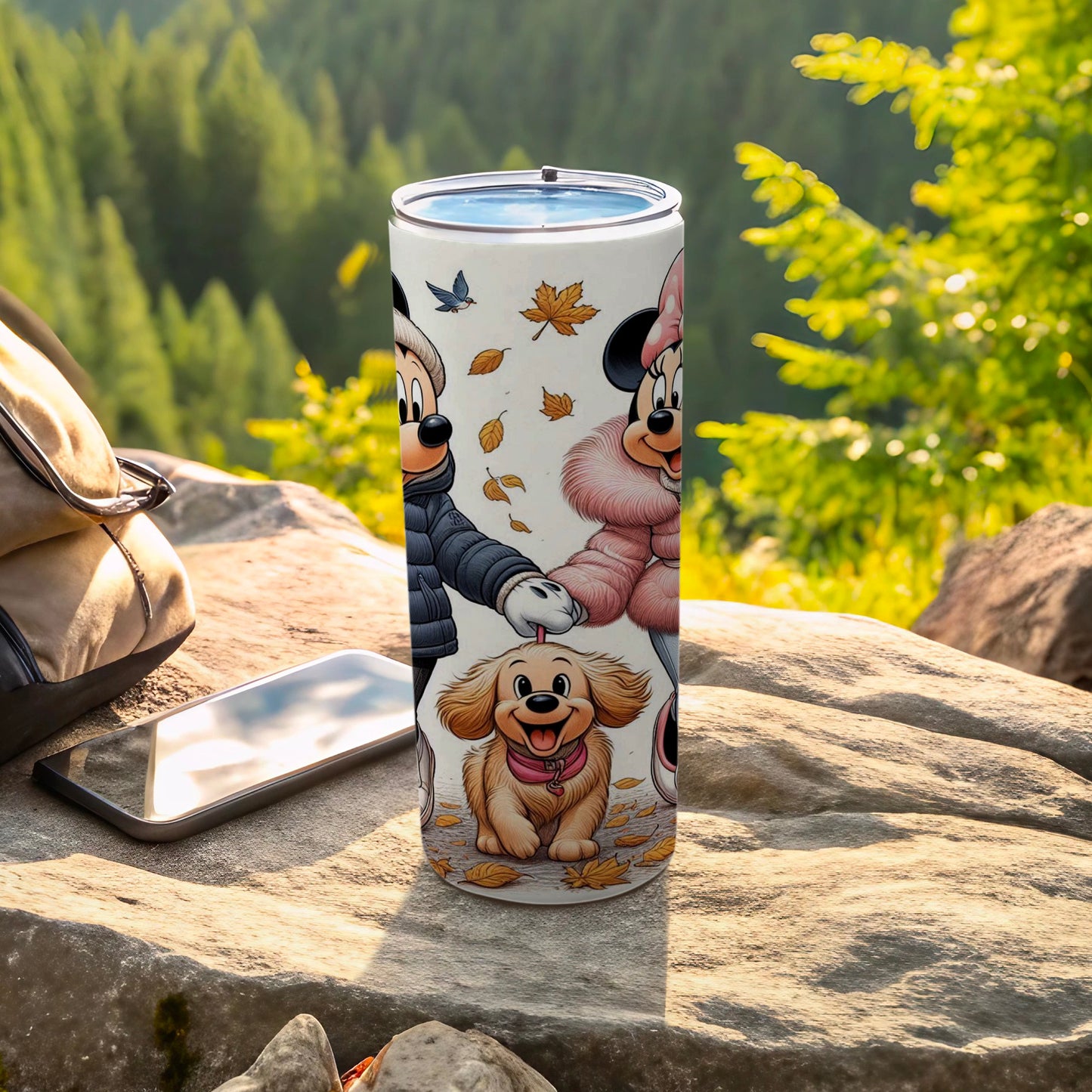 Adorable Cartoon Character Dog Lover Travel Mug