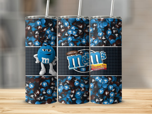 Carolina M and Ms Chocolate Panthers Design Tumblers