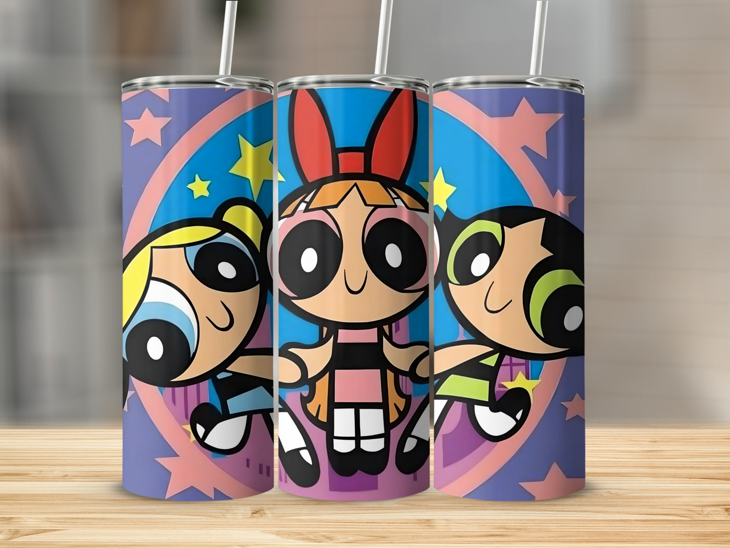 Powerpuff Girls Stainless Steel Tumbler Cup