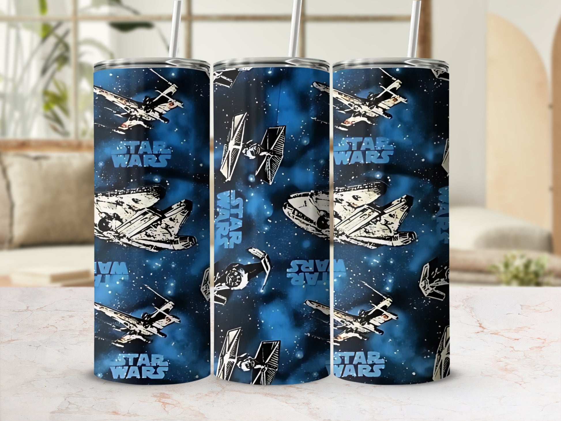 Star Wars Spacecraft Galaxy Design Tumbler product type