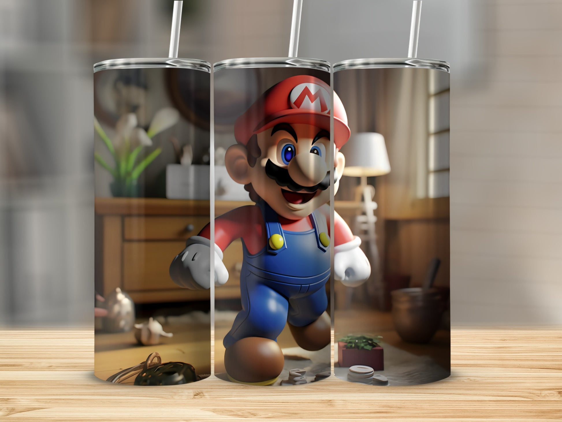 Animated Character Design Travel Tumbler Cup