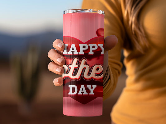 Colorful Happy Mother's Day Insulated Tumbler Cup
