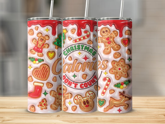 Christmas Calories Don't Count Tumbler