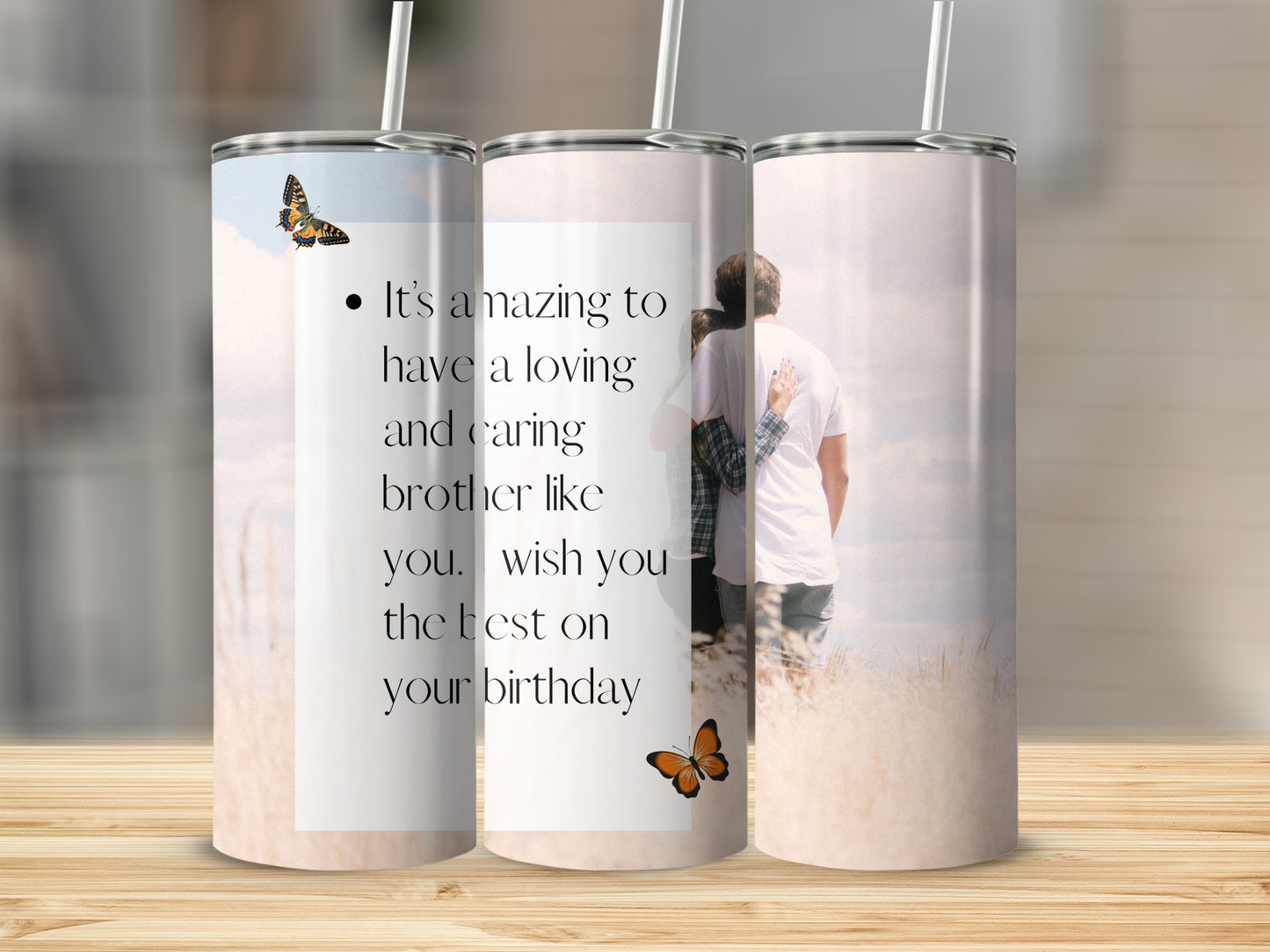 Amazing Brother Birthday Best Wishes Tumbler