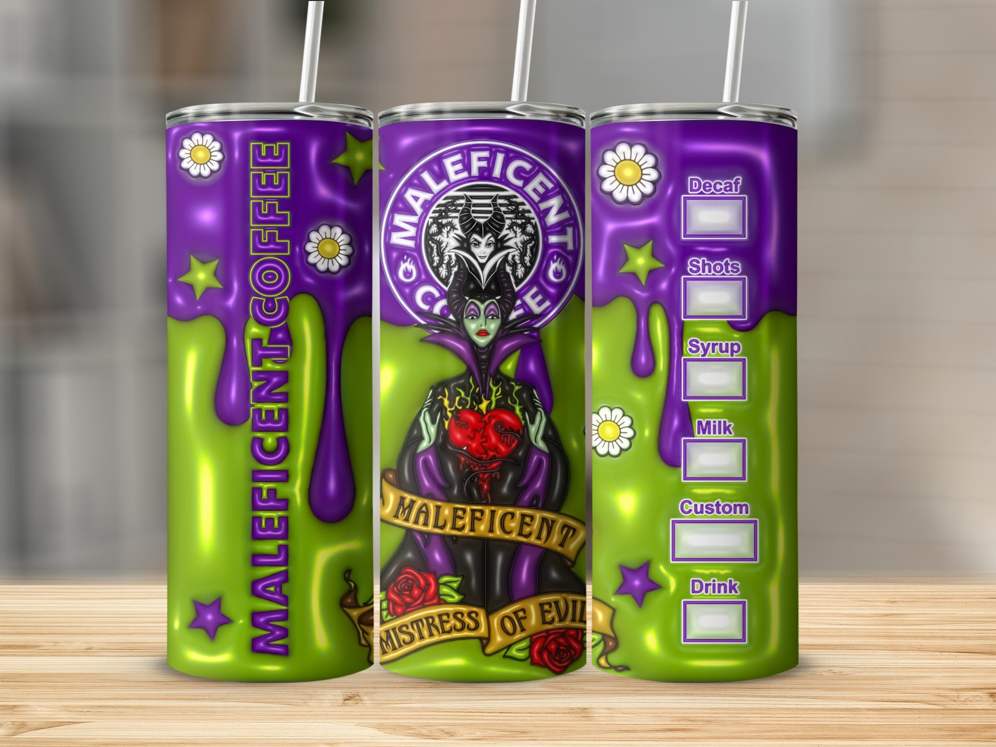Maleficent Mistress of Evil Custom Coffee Tumbler