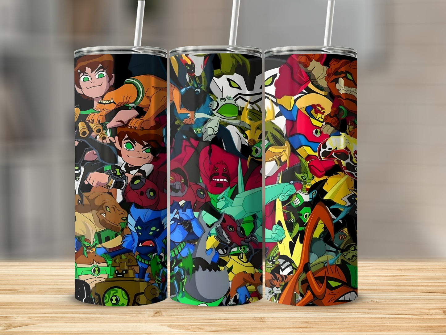 Ben 10 Alien Force Tumbler with Straw