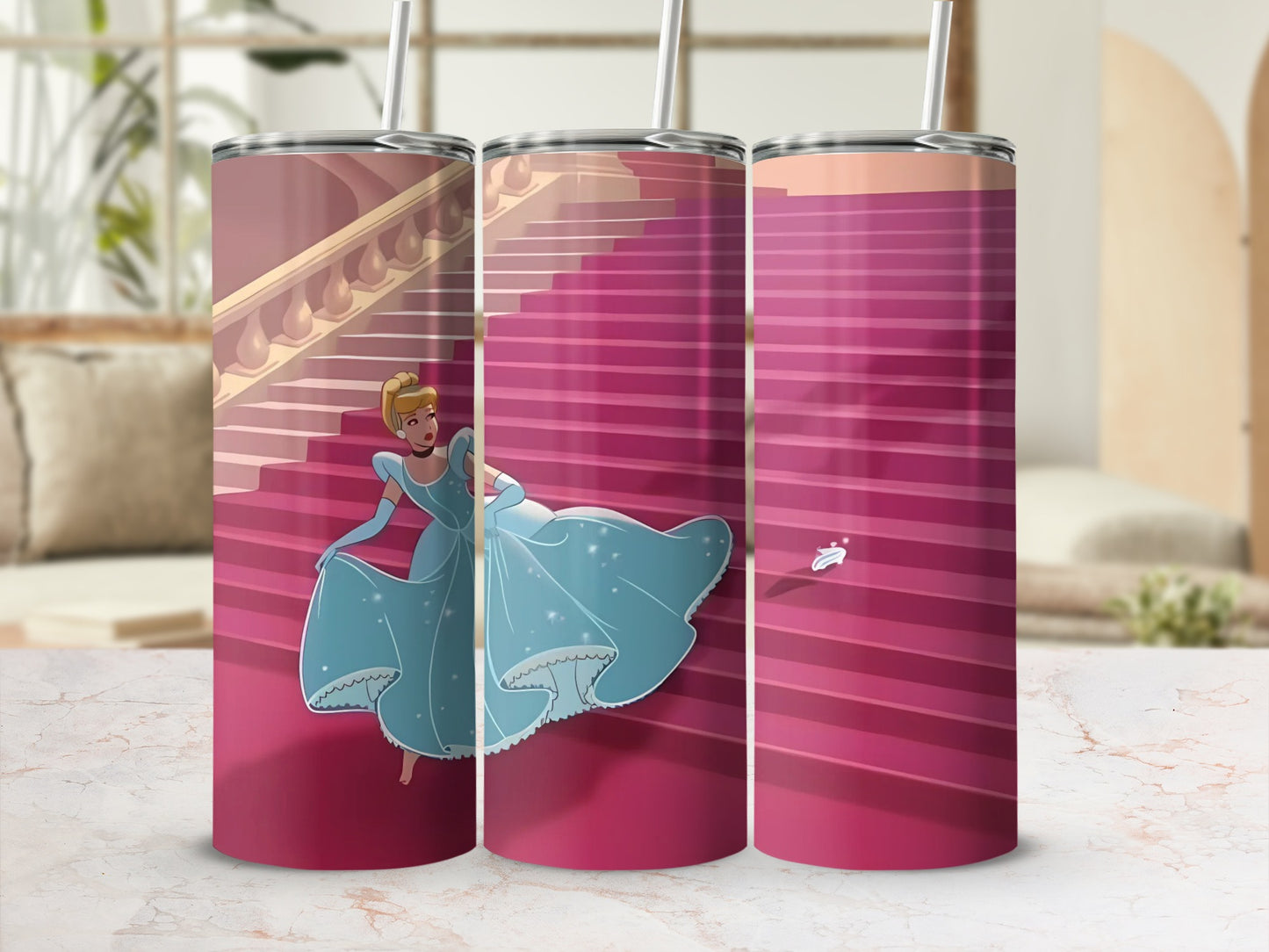 Cinderella Running Down the Stairs Tumbler
