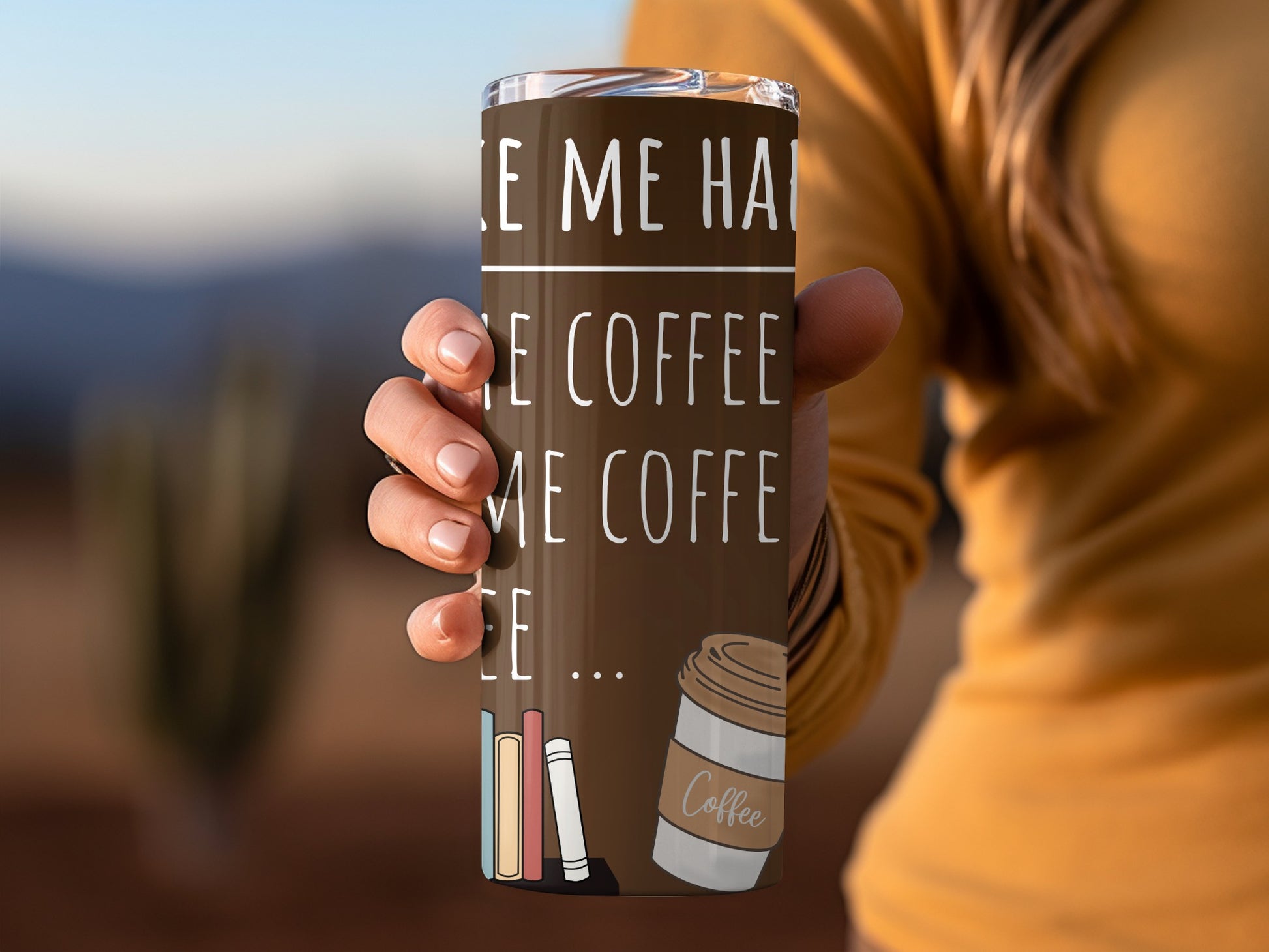 Coffee Lover Insulated Travel Mug with Stylish Design